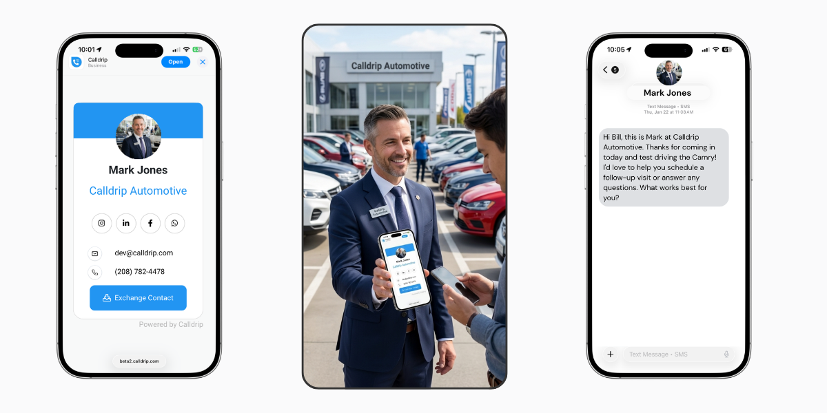 Calldrip Virtual Business Cards