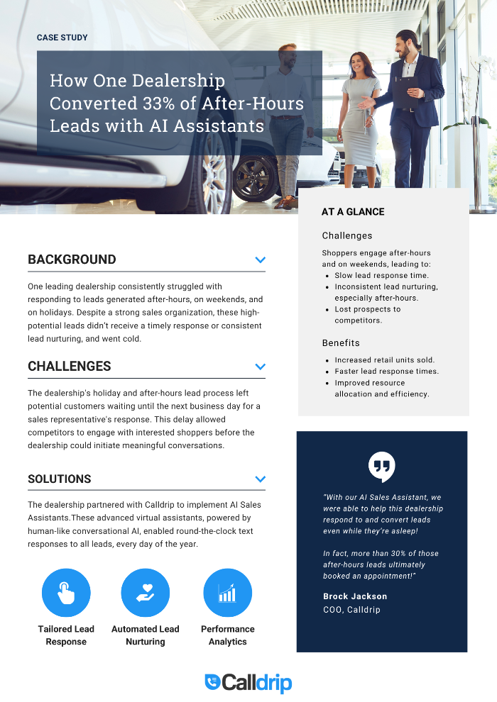 Calldrip Case Study AI Sales Assistant - Smaller Calldrip Case Study AI Sales Assistant - Smaller